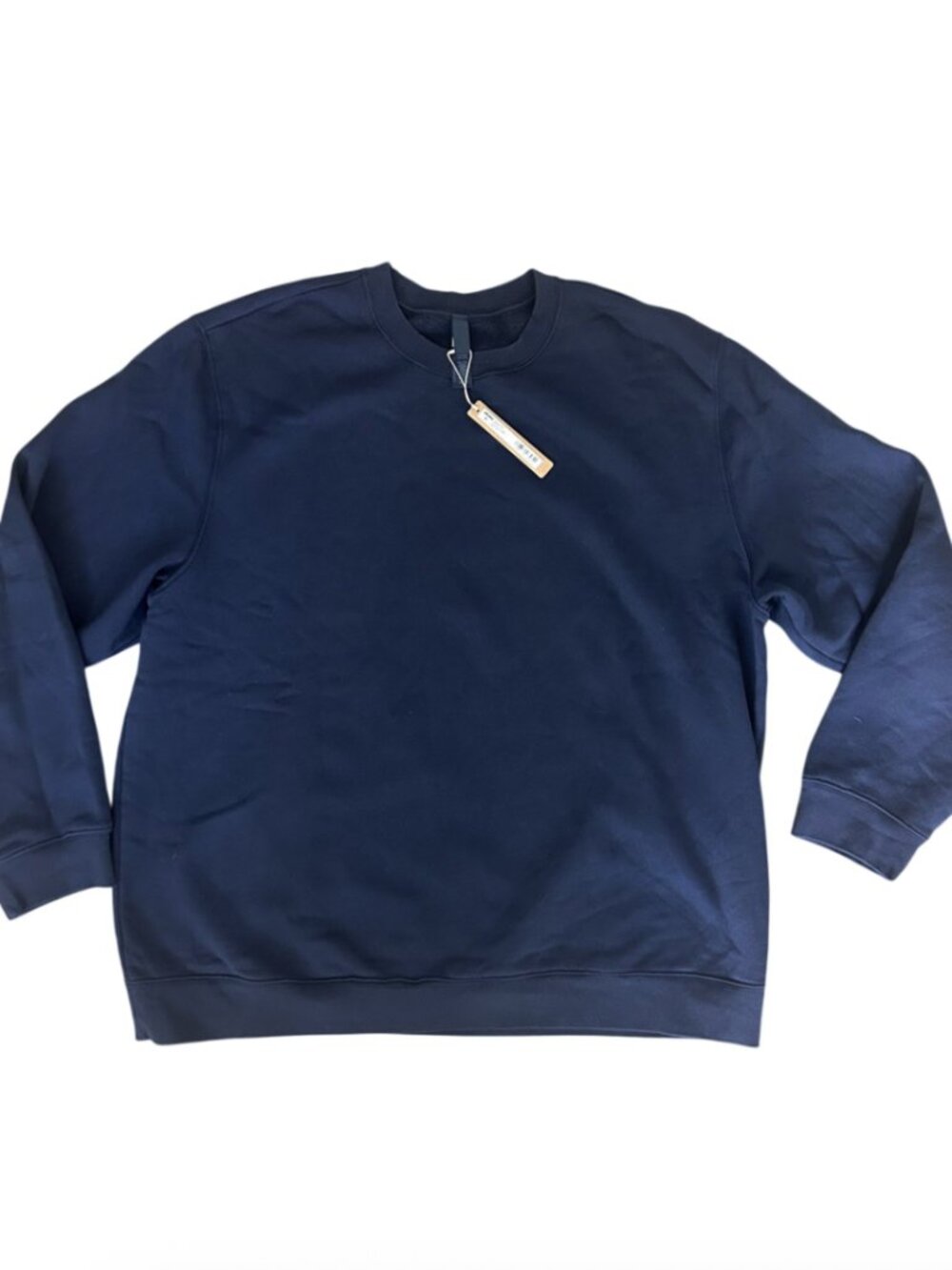 SKIMS Mens Navy Crew Neck Sweatshirt XL